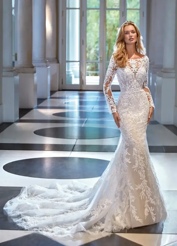 Boss Hochzeithaus Winsen Luhe Brautkleider Bremen Hamburg Lueneburg Demetrios Platinum DP469 Niedersachsen 1.webp